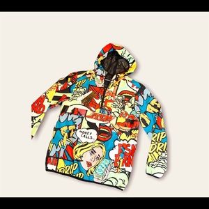 NEW Small and Medium REASON Pop Art Windbreakers